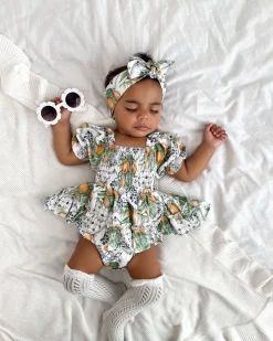 Amalfi Baby Girl Floral Romper