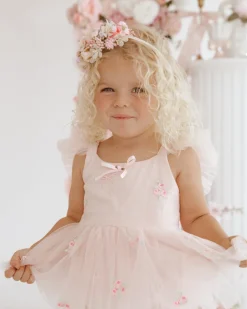 Amour Pink Stretch Baby Flower Crown