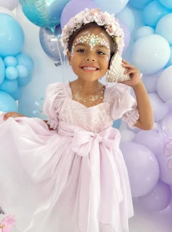 Aquamarine Purple Girls Flower Crown