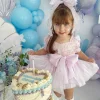 Ariel Purple Pearl Sequin Baby Girl Romper