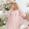 Arista Ocean Dusty Pink Sparkle Sequin Girls Party Dress