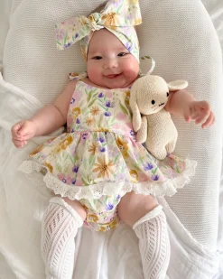 Aurelia Floral Baby Girl Romper