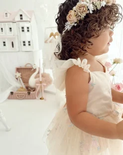 Ballerina Champagne Pink Girls Flower Crown