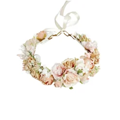 Ballerina Champagne Pink Girls Flower Crown