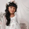 Ballerina White Rose Girls Flower Crown