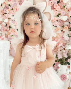 Belle Bow Perfect Pink Baby Girl Romper