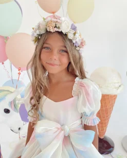 Butterfly Girls Flower Crown