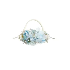 Calypso Blue Stretch Baby Flower Crown