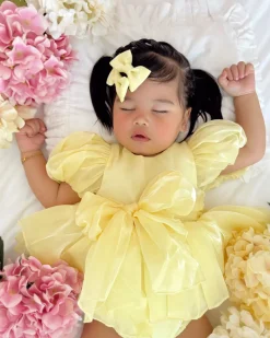 Canary Lemon Hattie Belle Baby Girl Hair Accessories