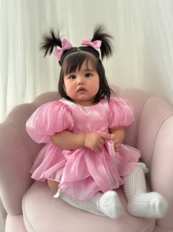 Candy Pink Dolly Baby Girl Hair Accessories