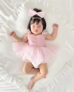 Candy Pink Sparkle Baby Girl Hair Accessories