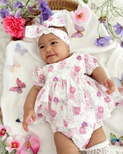Charlotte Mae Baby Girl Floral Hair Accessories