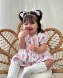 Charlotte Mae Baby Girl Floral Hair Accessories