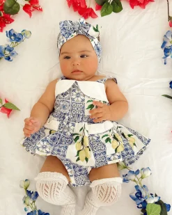 Ciao Bella Baby Girl Floral Romper