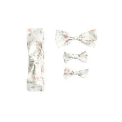 Cottage Fairy White Baby Girl Floral Hair Accessories