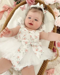Cottage Fairy White Baby Girl Floral Hair Accessories