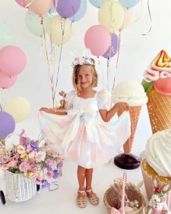 Cotton Candy Girls Party Dress