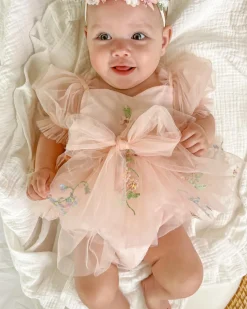 Cupcake Heavenly Pink Baby Girls Romper