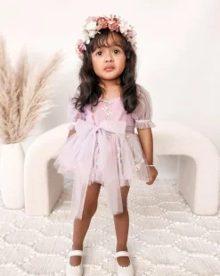 Cupcake Lavender Baby Girl Romper