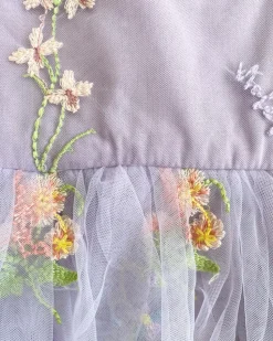 Cupcake Lavender Baby Girl Romper