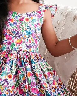Darlia Garden Girls Floral Dress