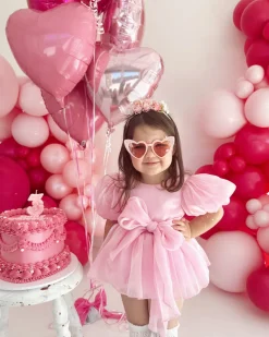 Dolly Candy Pink Baby Girl Romper
