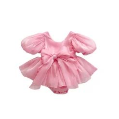 Dolly Candy Pink Baby Girl Romper