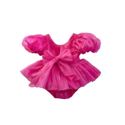 Dolly Fuchsia Pink Baby Girl Romper