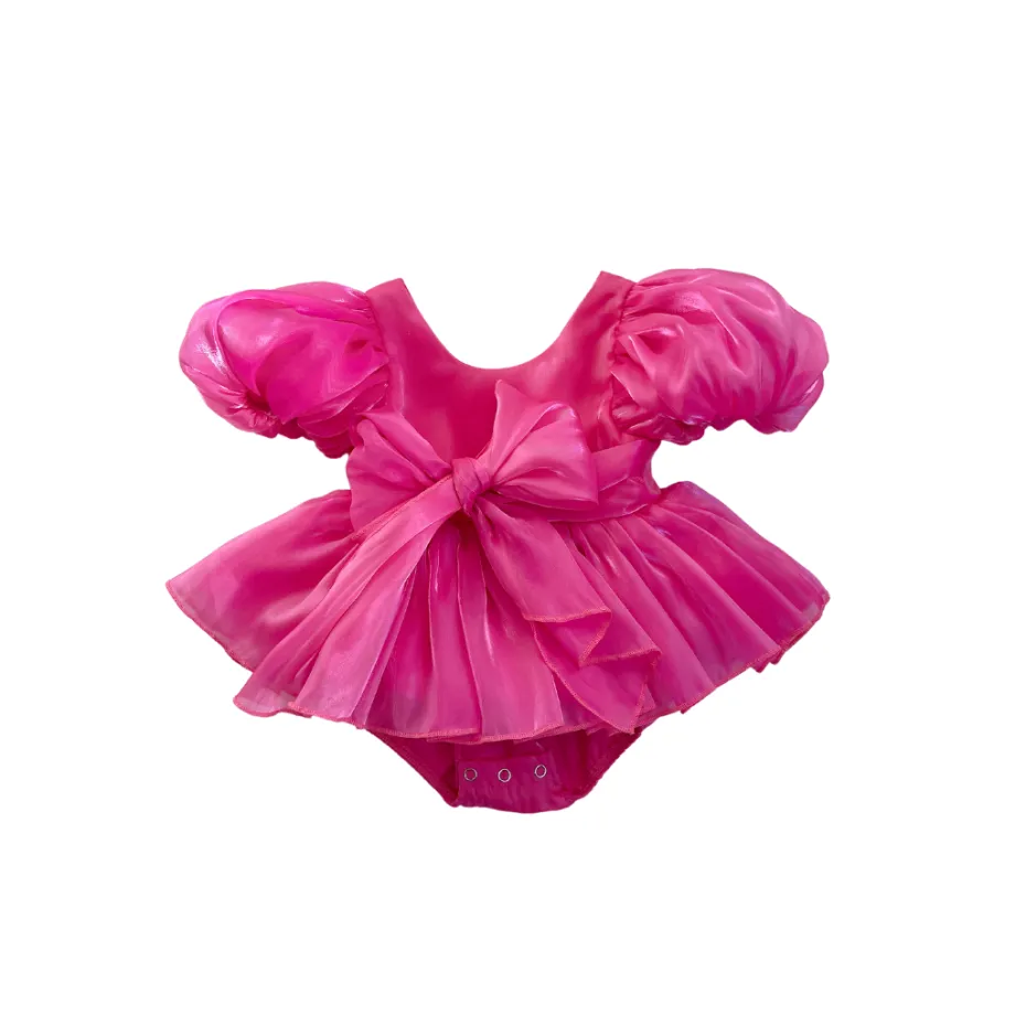 Dolly Fuchsia Pink Baby Girl Romper