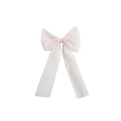 Dottie Candy Pink Tulle Girls Hair Bow