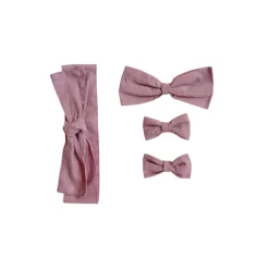 Dusty Rose Baby Girl Tulle Hair Accessories