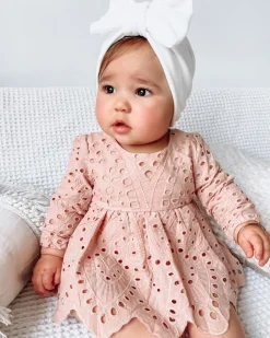 Dusty Rose Ivy Baby Girl Two Piece Set