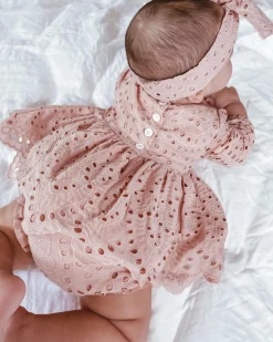 Dusty Rose Ivy Baby Girl Two Piece Set