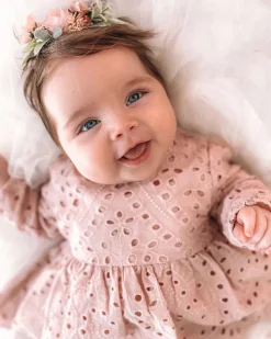 Dusty Rose Ivy Baby Girl Two Piece Set