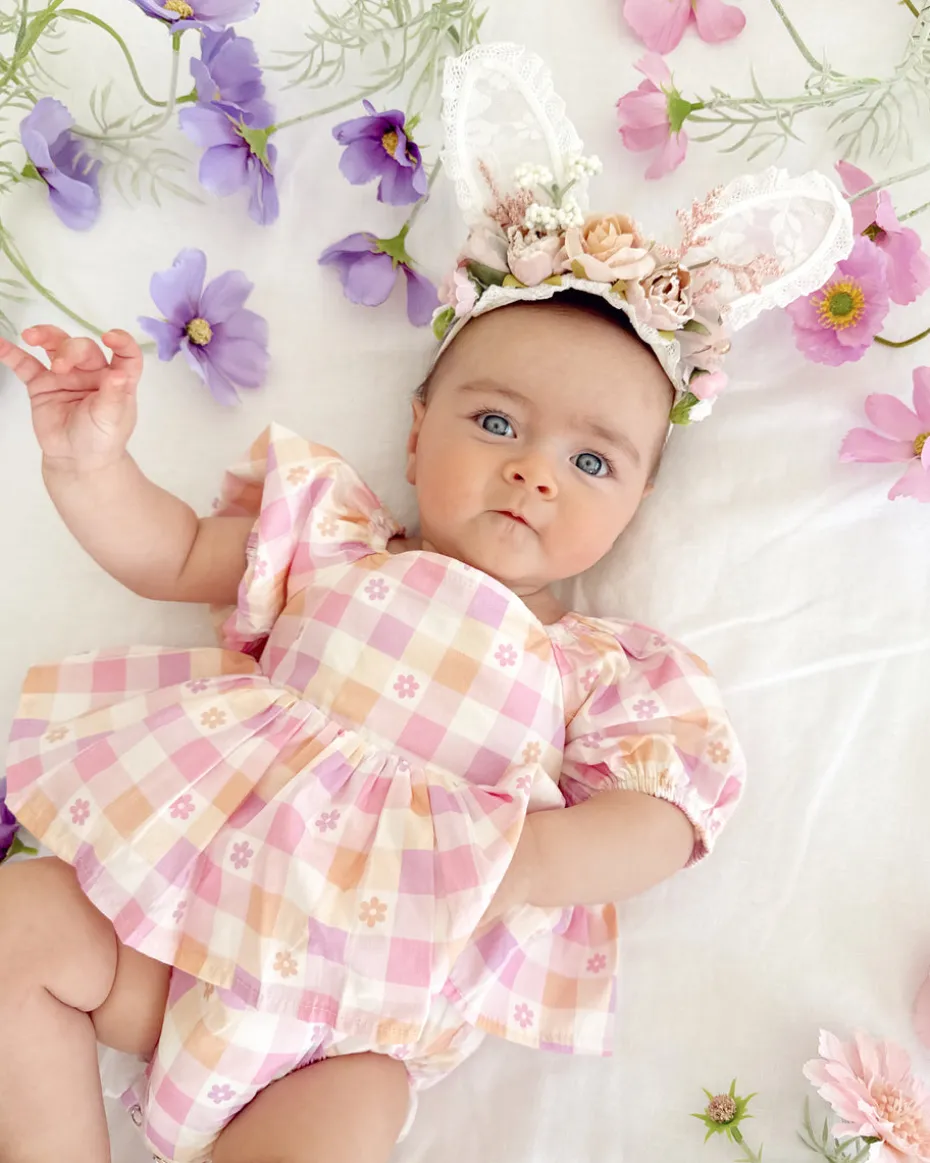Ellie May Baby Girl Floral Romper