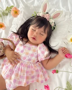 Ellie May Baby Girl Floral Romper
