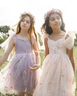 Enchanted Rose Heavenly Pink Girls Party Dress