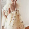 Enchanted Rose Lemon Girls Party Dress