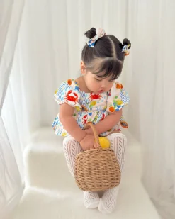 Euro Summer Baby Girl Floral Hair Accessories