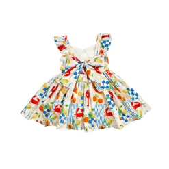 Euro Summer Girls Floral Dress