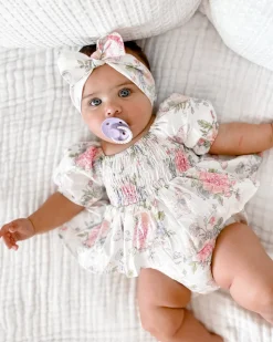 Fairy Garden Baby Girl Floral Romper