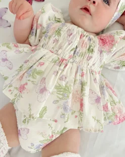 Fairy Garden Baby Girl Floral Romper