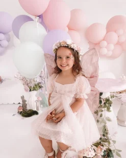 Fairy Wonderland Pastel Pink Girls Party Dress