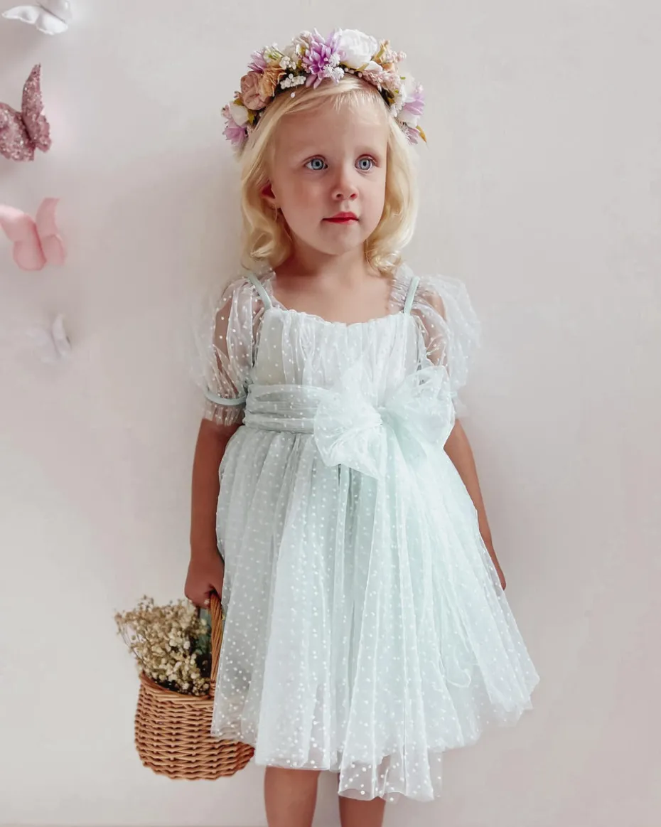 Fairy Wonderland Peppermint Girls Party Dress
