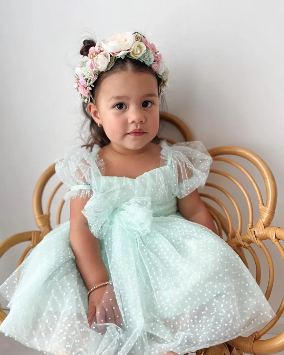 Fairy Wonderland Peppermint Girls Party Dress