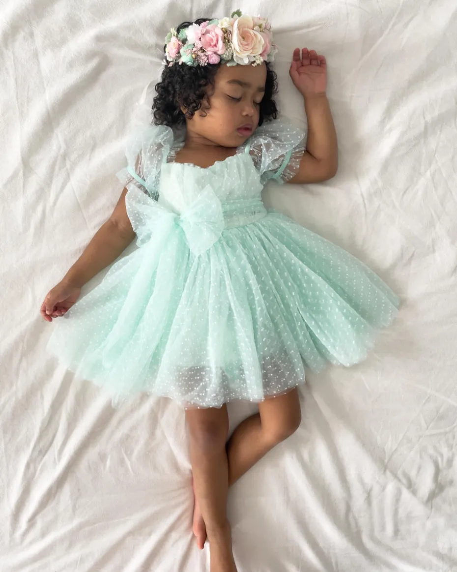 Fairy Wonderland Peppermint Girls Party Dress