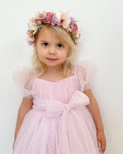 Fairy Wonderland Sweet Lilac Girls Party Dress