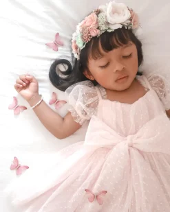 Fairy Wonderland Sweet Lilac Girls Party Dress