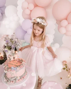 Fairy Wonderland Sweet Lilac Girls Party Dress