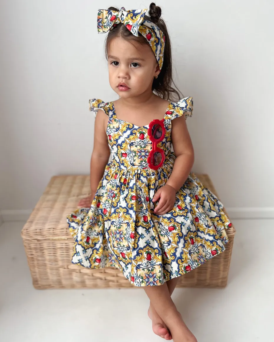 Florence Rose Floral Girls Dress